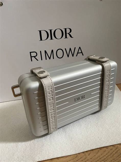 dior rimowa luggage|dior x rimowa clutch.